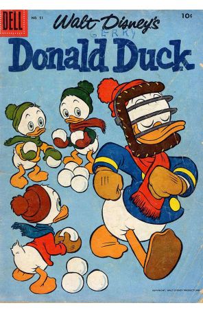 Donald Duck (Walt Disney's) 51 published by Dell