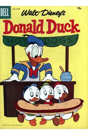 Donald Duck (Walt Disney's) 53A published by Dell