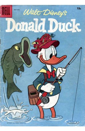 Donald Duck (Walt Disney's) 54A published by Dell