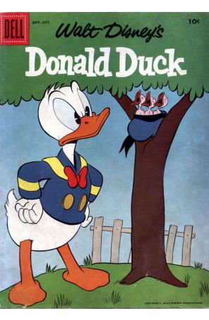 Donald Duck (Walt Disney's) 55 published by Dell
