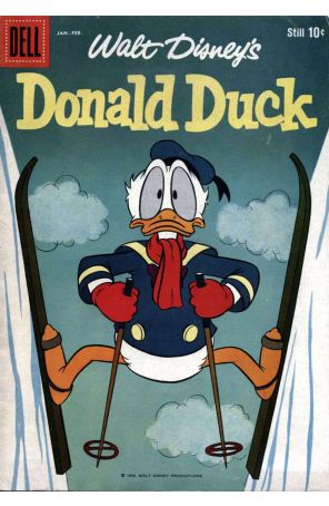 Donald Duck (Walt Disney's) 63 published by Dell