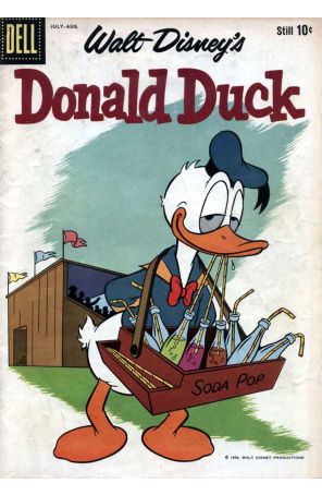 Donald Duck (Walt Disney's) 66 published by Dell