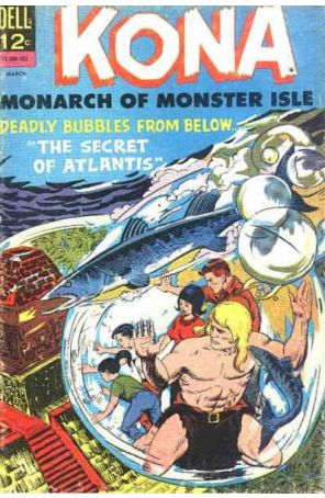 Kona 21 published by Dell with cover art by Sam Glanzman