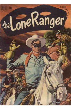 Lone Ranger (Dell) 42 published by Dell with cover art by Ernest Nordli