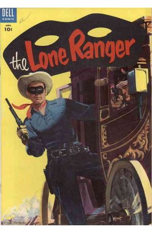 Lone Ranger (Dell) 82 published by Dell with cover art by Hank Hartman