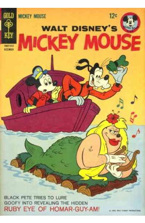 Mickey Mouse (Walt Disney's) 104 published by Gold Key with cover art by Paul Murry