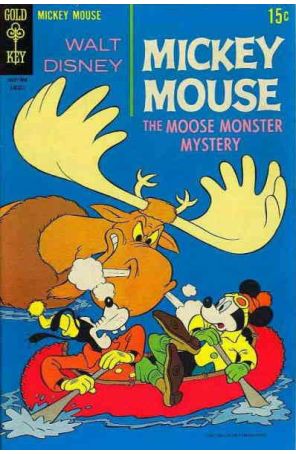 Mickey Mouse (Walt Disney's) 122 published by Gold Key with cover art by Paul Murry