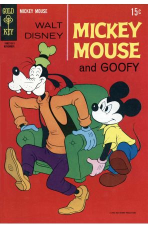 Mickey Mouse (Walt Disney's) 123 published by Gold Key with cover art by Paul Murry
