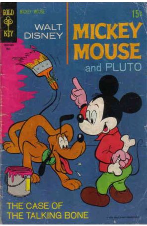 Mickey Mouse (Walt Disney's) 125 published by Gold Key with cover art by Paul Murry