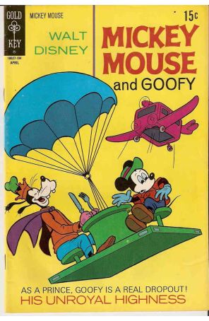 Mickey Mouse (Walt Disney's) 129 published by Gold Key with cover art by Paul Murry