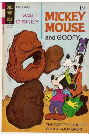 Mickey Mouse (Walt Disney's) 132 published by Gold Key with cover art by Jack Manning