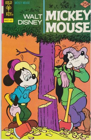Mickey Mouse (Walt Disney's) 154 published by Gold Key with cover art by Paul Murry