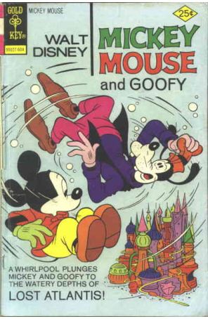 Mickey Mouse (Walt Disney's) 162 published by Gold Key with cover art by Paul Murry