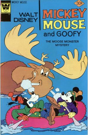 Mickey Mouse (Walt Disney's) 168A published by Gold Key with cover art by Paul Murry