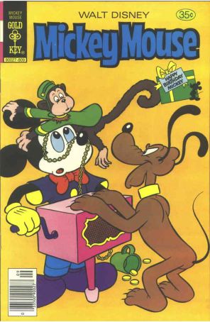 Mickey Mouse (Walt Disney's) 187 published by Gold Key with cover art by Paul Murry