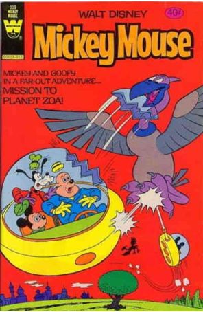 Mickey Mouse (Walt Disney's) 209 published by Whitman with cover art by Paul Murry