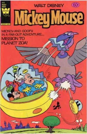 Mickey Mouse (Walt Disney's) 215 published by Whitman with cover art by Paul Murry