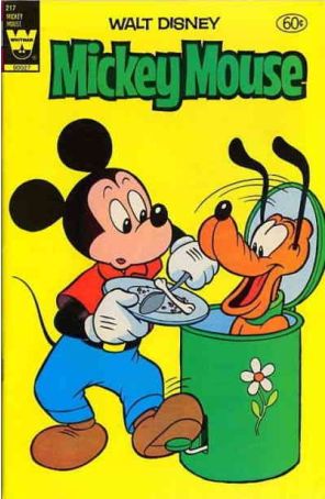 Mickey Mouse (Walt Disney's) 217 published by Whitman with cover art by Paul Murry