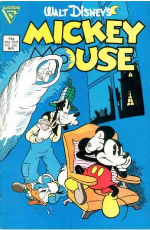 Mickey Mouse (Walt Disney's) 220 published by Gladstone with cover art by Daan Jippes