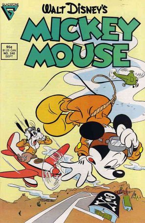 Mickey Mouse (Walt Disney's) 240 published by Gladstone with cover art by Daan Jippes