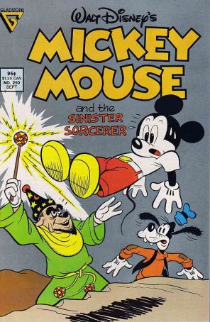 Mickey Mouse (Walt Disney's) 250 published by Gladstone with cover art by Bill Wright
