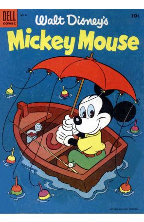 Mickey Mouse (Walt Disney's) 42 published by Dell with cover art by Paul Murry