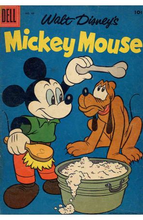 Mickey Mouse (Walt Disney's) 49 published by Dell with cover art by Paul Murry