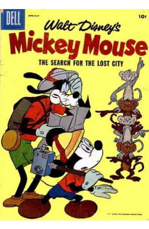 Mickey Mouse (Walt Disney's) 54 published by Dell with cover art by Tony Strobl