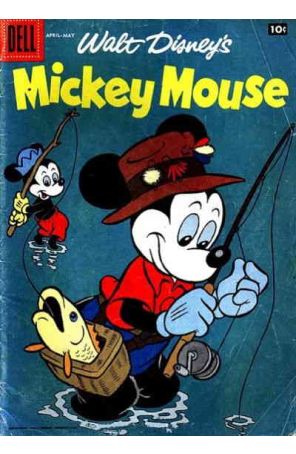 Mickey Mouse (Walt Disney's) 59 published by Dell with cover art by Paul Murry