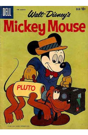 Mickey Mouse (Walt Disney's) 64 published by Dell with cover art by Paul Murry