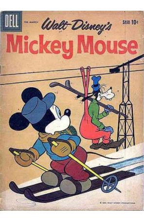 Mickey Mouse (Walt Disney's) 70 published by Dell with cover art by Paul Murry