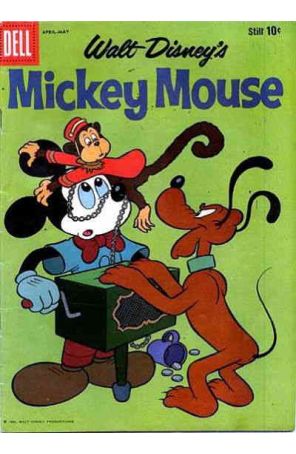 Mickey Mouse (Walt Disney's) 71 published by Dell with cover art by Paul Murry