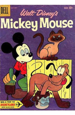 Mickey Mouse (Walt Disney's) 74 published by Dell with cover art by Paul Murry