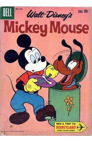Mickey Mouse (Walt Disney's) 75 published by Dell with cover art by Paul Murry