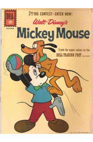 Mickey Mouse (Walt Disney's) 80 published by Dell with cover art by Tony Strobl