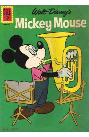Mickey Mouse (Walt Disney's) 81 published by Dell with cover art by Tony Strobl