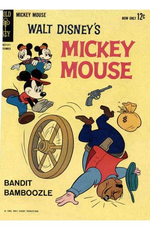 Mickey Mouse (Walt Disney's) 85 published by Gold Key with cover art by Tony Strobl