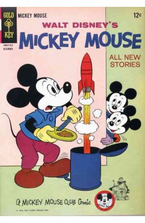 Mickey Mouse (Walt Disney's) 98 published by Gold Key with cover art by Paul Murry