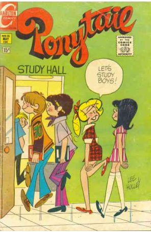 Ponytail 16 published by Charlton with cover art by Lee Holley