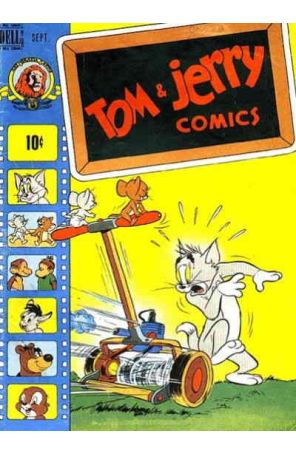 Tom And Jerry Comics 62 published by Dell with cover art by Lynn Karp