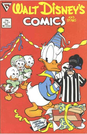 Walt Disney's Comics and Stories 513 published by Gladstone with cover art by Daan Jippes