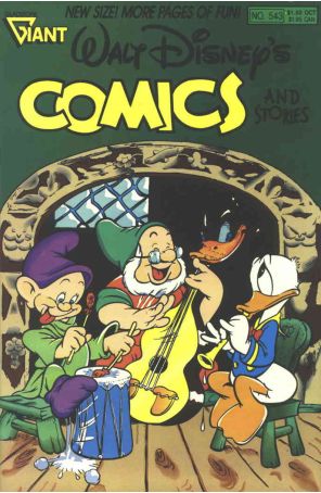 Walt Disney's Comics and Stories 543 published by Gladstone with cover art by Walt Kelly