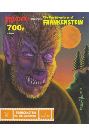 Castle of Frankenstein Presents The New Adventures of Frankenstein 5 published by Dennis Druktenis
