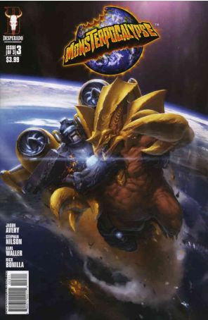 Monsterpocalypse 3 published by Desperado with cover art by Marek Okon