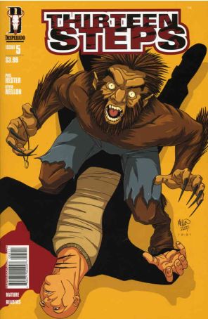 Thirteen Steps 5 published by Desperado with cover art by Kevin Mellon