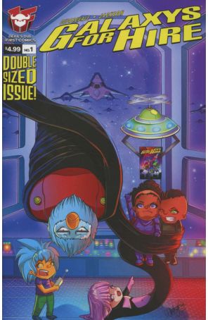 Galaxys For Hire 1B published by Devil's Due with cover art by Whitney Cook