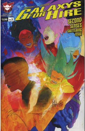Galaxys For Hire 2A published by Devil's Due with cover art by Sherard Jackson