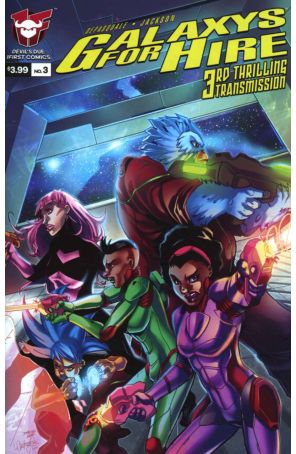 Galaxys For Hire 3B published by Devil's Due with cover art by Dimitris Moore