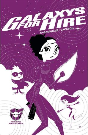 Galaxys For Hire 4B published by Devil's Due with cover art by Zachary Trover