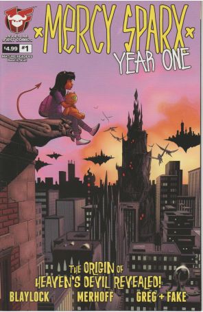 Mercy Sparx: Year One 1A published by Devil's Due with cover art by Matt Merhoff